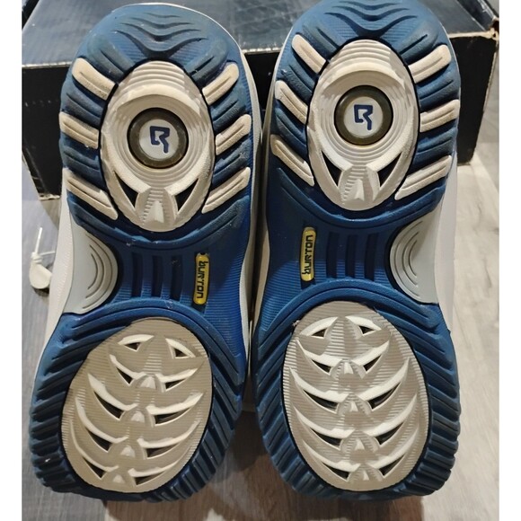 BURTON Men's Ruler Snowboard Boots Size 8.5 Shoe Sport Athlete Gray Blue - Picture 10 of 11